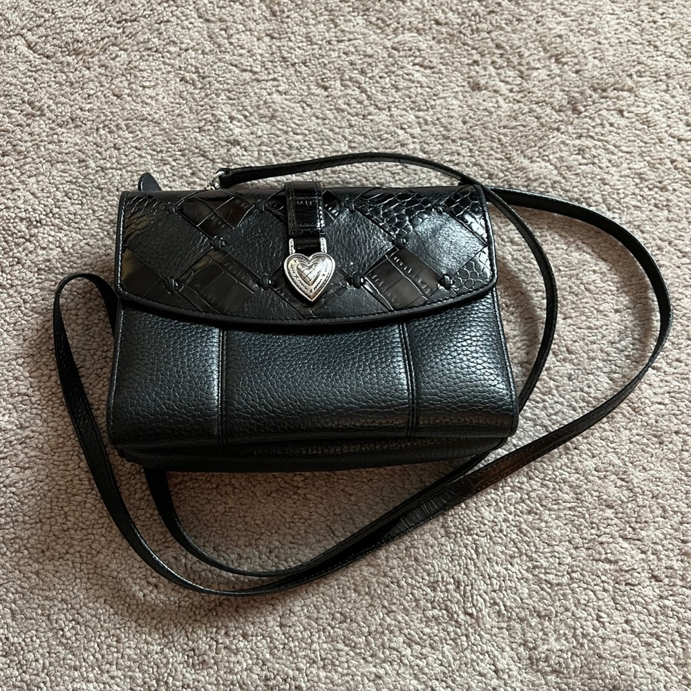 Brighton black crossbody purse